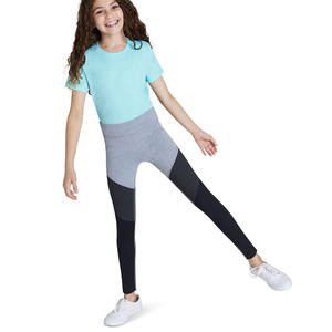 Pantalon de Jogging en Polyester pour fille, <span class=keywords><strong>Legging</strong></span> imprimé personnalisé, extensible, respirant, à séchage rapide, vêtement de danse, de Yoga, tendance quantité minimale de commande - Product Image 3