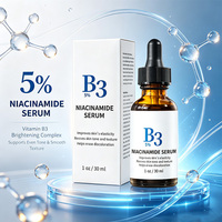 Sérum Visage Liquide Anti-Âge Hydratant et Raffermissant au Cuivre, Acide Hyaluronique et AHA, 30ml, pour Peaux Grasses, Marque Blanche OEM ODM