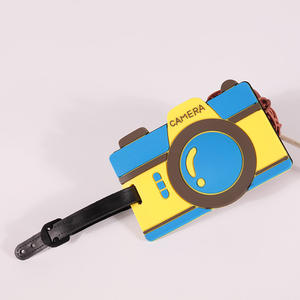 شعار مخصص شكل كاميرا باللون الأصفر والأزرق مع حزام قابل للتعديل - Product Image 3