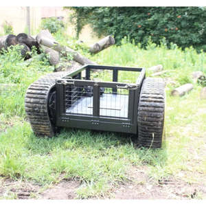 Tracked Chassis Robot Steel Rubber Track For Lifting And <b>Transportation</b> Platform - Product Image 1