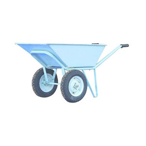 Carretilla de doble rueda de alta resistencia para uso en construcción, agricultura y transporte de materiales industriales. - Product Image 1