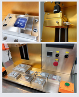 Machine de remplissage semi-automatique multi-cavités pour dosettes de détergent liquide, personnalisation disponible, pour dosettes hydrosolubles