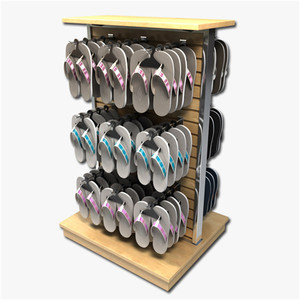 Bespoke slat backboard hiển thị Kệ hiển thị là viết tắt của cửa hàng may mặc đồ đạc cửa hàng phụ kiện - Product Image 5