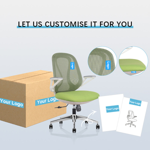 Foshan Home Furniture Adjustable Flip up Armrest Swivel Cheap Staff <strong>Green</strong> Mesh Fabric Computer Desk <strong>Office</strong> <strong>Chair</strong> for Studying - Product Image 4