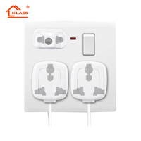 Prise multiple universelle multifonction 220V 8 broches 13A avec interrupteur, vente chaude pour le Bangladesh