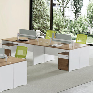 <span class=keywords><strong>โต๊ะ</strong></span>ทำงานพนักงานสไตล์มินิมอลทันสมัย ดีไซน์เรียบหรูและร่วมสมัย เหมาะสำหรับการสร้างสภาพแวดล้อมในสำนักงานที่เป็นมืออาชีพและไม่ยุ่งเหยิง - Product Image 3