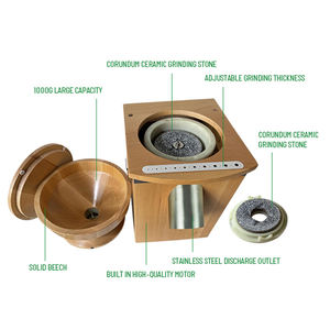 Utilisation commerciale et domestique facile à utiliser 1000G Capacité Épice Grain Céréales Café et Alimentaire Broyeur Machine - Product Image 4