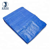 Bâche robuste en PEHD 9 et 12 pieds, bleue, imperméable, occultante, pour camion, style uni, pour tente