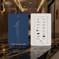 Maßgefertigte PVC Wasserdichte Mini-Zugangskarte mit 1K ISO NFC RFID 13,56MHz für Hotel-Türschließsysteme und Zahlungsanwendungen