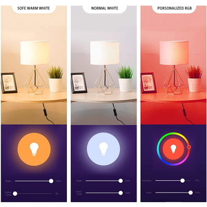 2022 Chất lượng cao 5 Wát <span class=keywords><strong>wifi</strong></span> thông minh bóng đèn cuộc sống LED Candle Dimmable LED ánh sáng mới RGB Bóng Đèn - Product Image 2