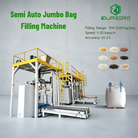 Machine de remplissage semi-automatique pour sacs de 5 à 20 sacs/h, machine de remplissage semi-automatique pour sacs jumbo, remplisseur de sacs industriels FIBC de 1000 kg