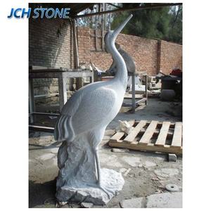 Sculpté à la main en pierre naturelle Animal oiseau sculpture en marbre blanc pierre colombe Pigeon Sculpture Statue sculptures - Product Image 6
