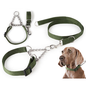 <span class=keywords><strong>Collar</strong></span> de correa de perro mascota mediano grande con correa a juego - Product Image 1