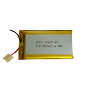 Аккумуляторная литий-полимерная батарея HWE 3,8 V 3400mah 704476 модель литий-ионная упаковка - Product Image 1