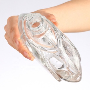 Bouteille en verre ronde de luxe de 750 ml en forme de citrouille, décanteur sphérique côtelé pour whisky, brandy, vodka, <span class=keywords><strong>cognac</strong></span>, rhum, spiritueux, liqueurs avec bouchon en liège - Product Image 3