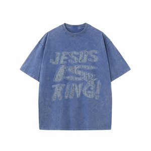 เสื้อยืดผ้าฝ้าย100% รดซักแบบวินเทจของผู้ชายเสื้อยืดแขนสั้นโอเวอร์ไซส์ลายฮิปฮอปดิจิตอลคุณภาพสูงโลโก้แนวสตรีทดีไซน์ไฮสตรีท - Product Image 5