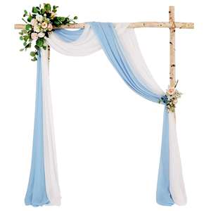 <span class=keywords><strong>ผ้า</strong></span><span class=keywords><strong>ม่าน</strong></span>ชีฟองสำหรับตกแต่งงานแต่งงาน - Product Image 4