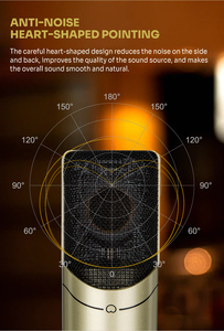 Micrófono <span class=keywords><strong>de</strong></span> Condensador ST-6260 Omnidireccional con Cancelación <span class=keywords><strong>de</strong></span> Ruido, Micrófono Profesional Insonorizado para Grabación, Producción Musical <span class=keywords><strong>en</strong></span> <span class=keywords><strong>Casa</strong></span> - Product Image 6