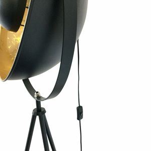 JLF-T11 Chân Máy Công Nghiệp Đèn Sàn Retro Studio Đèn Đọc Sách Đen Vàng Lá Mái Vòm - Product Image 4