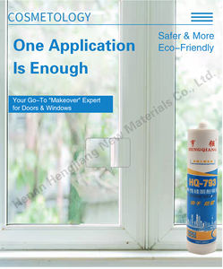 Yapıştırma ve sızdırmazlık için 280 mililitre nötr porselen beyaz silikon macun yapıştırıcı çimento endüstriyel kullanım anında mühür - Product Image 4