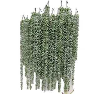 E-3082 Заводская оптовая торговля декоративной зеленой травой искусственные растения для украшения