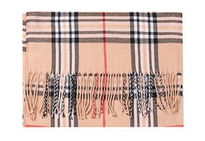 英国風 暖かい タッセル ショール チェック柄 パシュミナ スカーフ カシミアニット製 秋 ムスリム向け ヨーロッパ・イギリス - Product Image 6