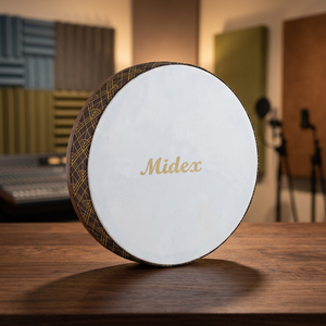 Tambour à main portable Midex Professional à double couche en fibre de carbone, chambre en ABS/plastique, petite percussion - Product Image 3