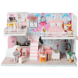 Puzzle <span class=keywords><strong>in</strong></span> <span class=keywords><strong>Legno</strong></span> Fatto a Mano <span class=keywords><strong>in</strong></span> Scala 1:24 per Casa delle Bambole, Modellino DIY per Ragazze, Set Regalo Perfetto per Bambini Realizzato <span class=keywords><strong>in</strong></span> <span class=keywords><strong>Legno</strong></span> - Product Image 1