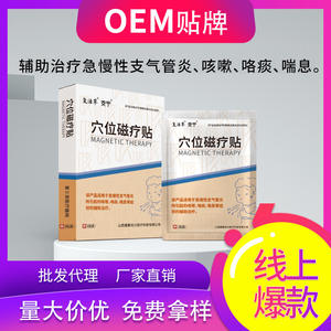 Patch magnétique de thérapie par points d'acupuncture Shanxi pour soulager la toux, lot de 6, en tissu non tissé respirant, pansement médicamenteux - Product Image 5