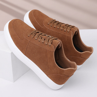 Chaussures Décontractées pour Hommes en Cuir Microfibre Respirant Style Marche – Baskets Personnalisées pour Hommes – Zapatos Deportivos Hombre