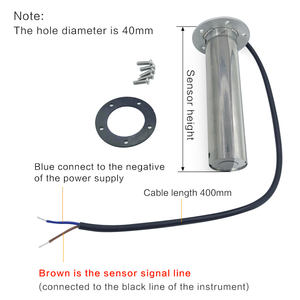 קרוון נסיעות קרוואן נקי מים מפלס מים חיישן מים אחסון טנק לקמפינג חלק נירוסטה RV חיישן - Product Image 3