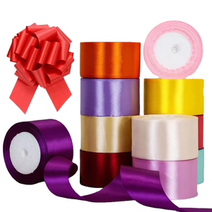 Factory Wholesale Durable Polyester Jacquard <b>Ribbon</b> 4cm Butterfly Design for Christmas Gift Packaging Clothing Eco-Friendly - Product Image 1