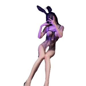 Lencería Lemon Story Bunny Girl, Body de Rejilla Transparente, Disfraz de Juego de Roles para Mujer 1068 - Product Image 5