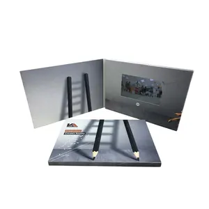 5inch IPS màn hình lời mời đám cưới Thiệp mời video thiệp chúc mừng kỹ thuật số Brochure cho tiếp thị mẫu miễn phí tùy chỉnh