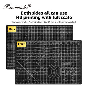 Planche à découper double face A3 Panwenbo en stock, 3 couches, <span class=keywords><strong>tapis</strong></span> de couture, <span class=keywords><strong>tapis</strong></span> de découpe artisanal, <span class=keywords><strong>tapis</strong></span> de découpe auto-cicatrisant en <span class=keywords><strong>PVC</strong></span> - Product Image 3