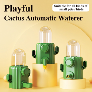 Mangeoire pour perroquets et canaris avec abreuvoir à tétine, bouteille d'eau automatique pour cages à oiseaux et petits animaux - Product Image 2