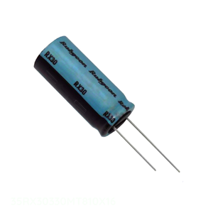 Distribuidor Autorizado 35RX30330MT810X16 Condensador de Aluminio 330uF 20% 35V Radial TH de Orificio Pasante 330 uF - Product Image 1