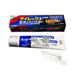 KONISHI Silex 120ml Adhésif haute résistance pour usage extérieur multi-usages - Product Image 2