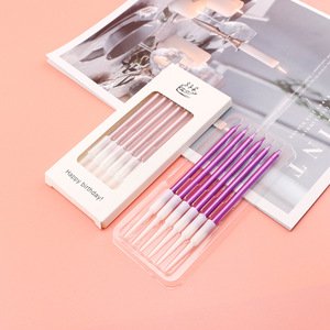 Bougies d'<span class=keywords><strong>anniversaire</strong></span> droites métalliques de 5 mm de diamètre, en promotion, pour la décoration spéciale de gâteaux - Product Image 2