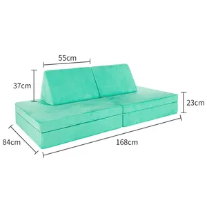 Giường Cho Ghế Mini Foam Đặt Ra Bé Kid Modular Lật Phòng Cắt Mềm Gấp Inflatable Và Đồ Nội Thất Lười Biếng Trẻ Em Chơi Sofa