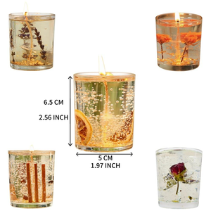 Bougie artisanale en cire de soja, motif floral mignon, parfum de <span class=keywords><strong>jasmin</strong></span>, vente en gros, ensemble cadeau personnalisé pour mariage, anniversaire, Noël - Product Image 3