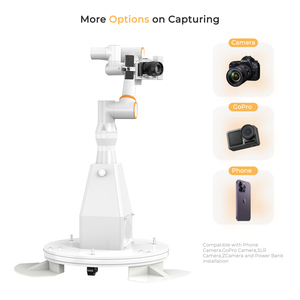 Cabina de Fotos Glambot Totalmente Automática de MWE Design, Máquina de Fotos con Brazo Robótico Metálico para Bodas y Fiestas de Cumpleaños con Efectos Mágicos - Product Image 4