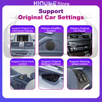 Reproductor de DVD para Auto, Radio Estéreo Android 15, Pantalla Multimedia Carplay para BMW Serie 1 E81 E82 E87 E88 2005-2012, Navegación GPS, Video
