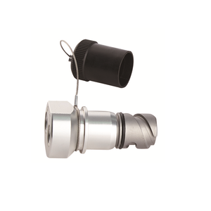 Coupleur à une seule étape pour équipement de sauvetage hydraulique utilisant un tuyau double-ligne conventionnel - Product Image 1