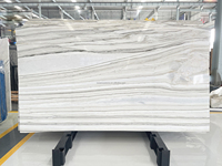 Italie naturel blanc Calacatta Zebrino Bluette dalles de marbre poli moderne grain de bois mur carreaux de sol comptoirs poutine moderne