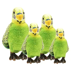 Groothandel Pluche Gevulde Papegaai Speelgoed Oem Design Realistisch Kleurrijk Vogel Papegaai Speelgoed