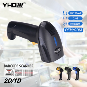 Máy Quét Mã Vạch <span class=keywords><strong>Laser</strong></span> 1D & 2D Hàng Tồn Kho Hỗ Trợ Đầu Đọc Mã Vạch Có Dây/Không Dây OEM/ODM Máy Quét Mã Vạch Cầm Tay Không Dây Quét Mã QR - Product Image 1