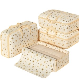 Large Capacity Quilt <b>Storage</b> Bag Rectangle Polyester Waterproof Moisture Proof Bedroom Organizer <b>Clothes</b> <b>Storage</b> Bag - Product Image 3