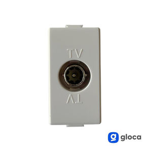 Ensemble de 2 connecteurs TV mâles Gloca compatibles avec les connecteurs coaxiaux à fiche en plastique de la série Matix - Product Image 4