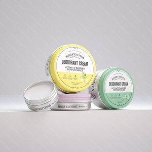 Merrynewon Custom <b>Aluminum</b> Jar with Screw Cap for Deodorant & Body Cream Cosmetic <b>Containers</b> 15-50ml Capacity Custom Printing - Product Image 4